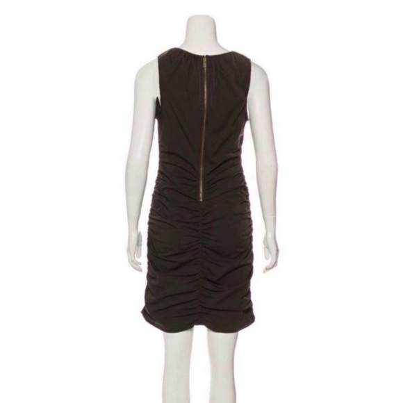 Diane Von Furstenberg Sleek Chocolate Mini Dress- 10 US - Picture 5 of 13